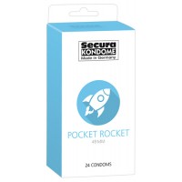 Презервативи Secura kondome Pocket Rocket 49 мм (24 шт)