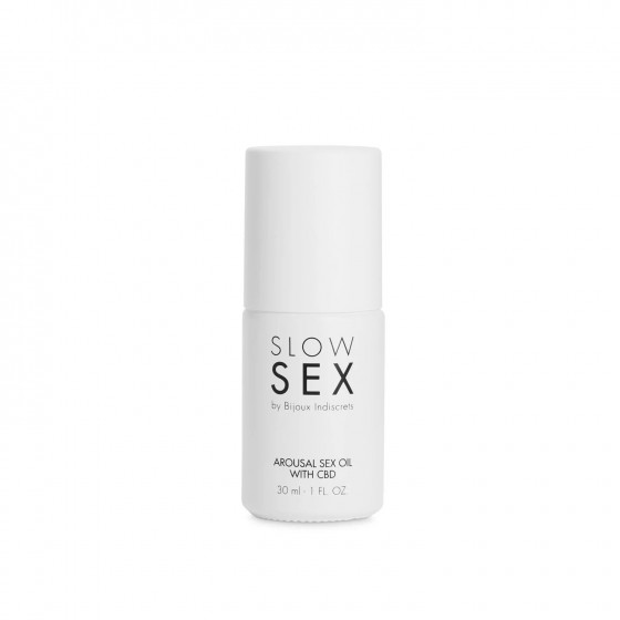 Смазка для клитора Bijoux Indiscrets SLOW SEX Arousal Sex Oil CBD (30 мл)
