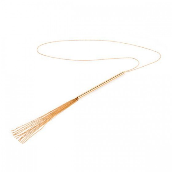Цепочка плеть на шею Bijoux Indiscrets MAGNIFIQUE Necklace Whip - Gold