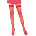 Эротические чулки Leg Avenue Nylon Fishnet Thigh Highs OS Red