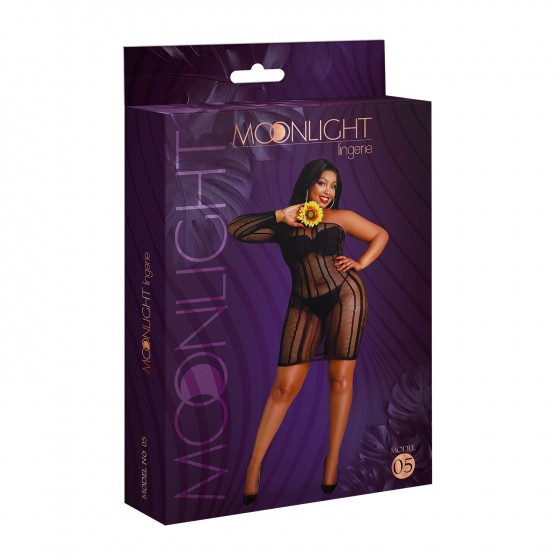Эротическое платье Moonlight Plus Model 05 Black