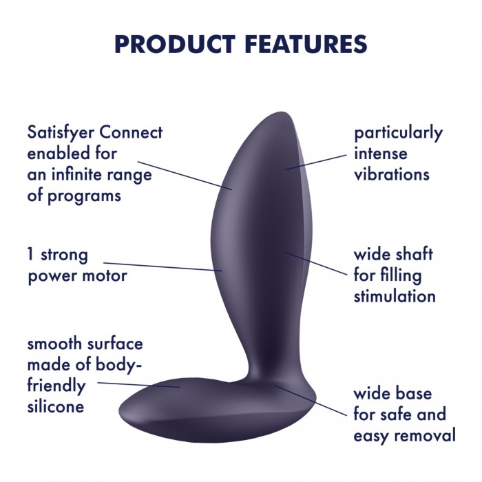 Анальная смарт пробка Satisfyer Power Plug