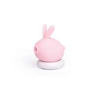 Вакуумний кліторальний стимулятор з вібрацією KisToy Too Simple Pink