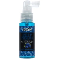 Спрей для мінету Doc Johnson GoodHead DeepThroat Spray – Blue Raspberry 59 мл для глибокого мінету
