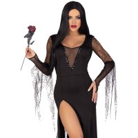 Еротичний костюм Мортіші Аддамс Leg Avenue Sexy Spooky Morticia S