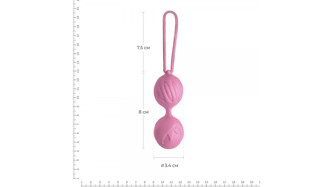 Вагинальные шарики Adrien Lastic Geisha Lastic Balls Mini Pink (S)