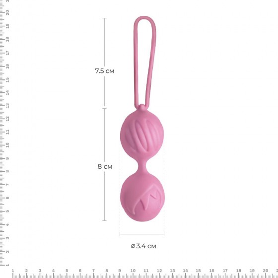 Вагинальные шарики Adrien Lastic Geisha Lastic Balls Mini Pink (S)