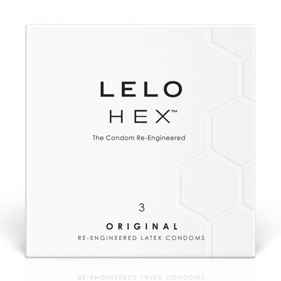 Презервативи LELO HEX Condoms Original 3 Pack