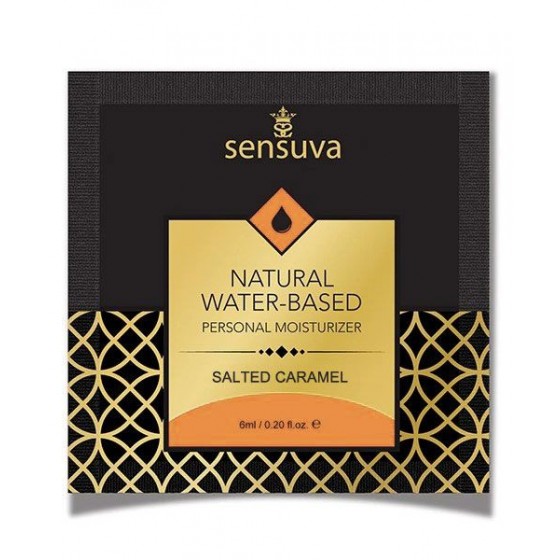 Пробник лубриканта на водной основе Sensuva - Natural Water-Based Salted Caramel (6 мл)
