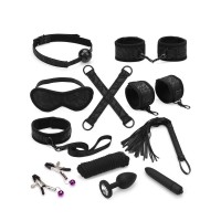 Набор для БДСМ Liebe Seele Black Lace and Neoprene 11pcs Bondage Kit