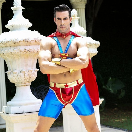 Мужской эротический костюм супермена "Готовый на всё Стив"