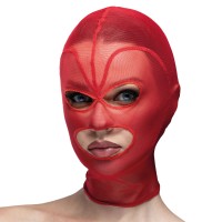Feral Feelings - Hearts Mask 5 Red/Red