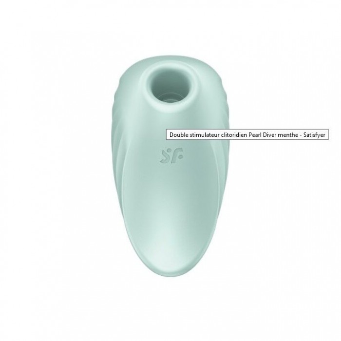 Вакуумний кліторальний стимулятор Satisfyer Pearl Diver Mint