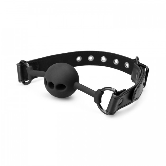Кляп с отверстиями для дыхания Bedroom Fantasies Ball Gag Breathable Silicone - Black