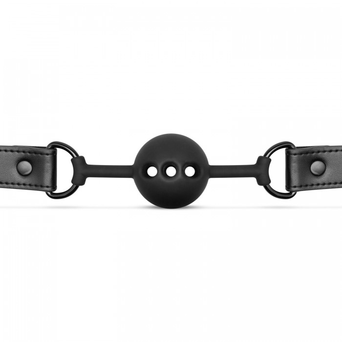 Кляп с отверстиями для дыхания Bedroom Fantasies Ball Gag Breathable Silicone - Black