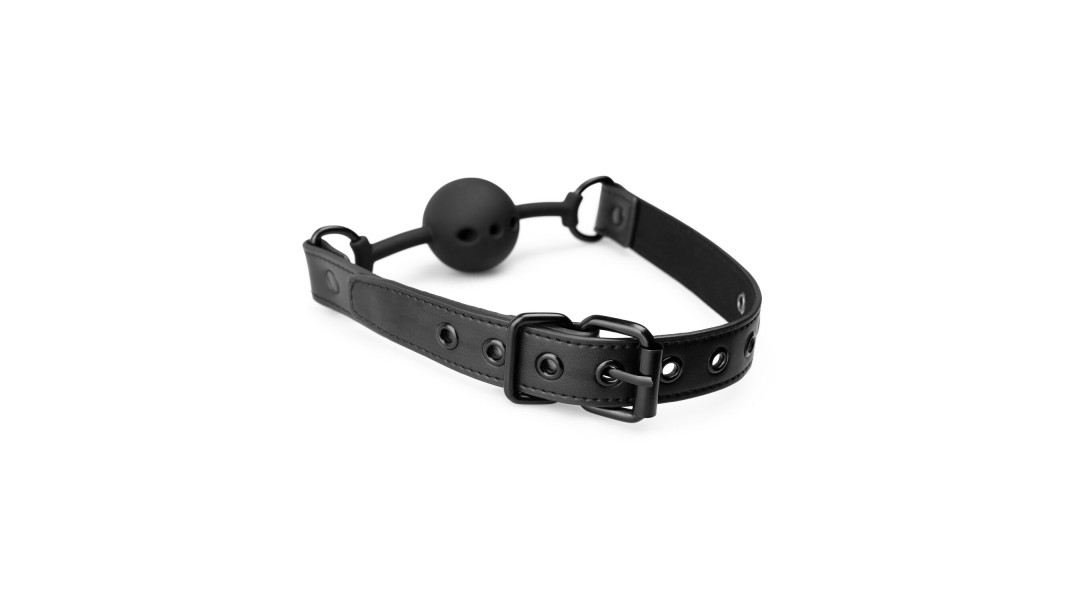 Кляп с отверстиями для дыхания Bedroom Fantasies Ball Gag Breathable Silicone - Black