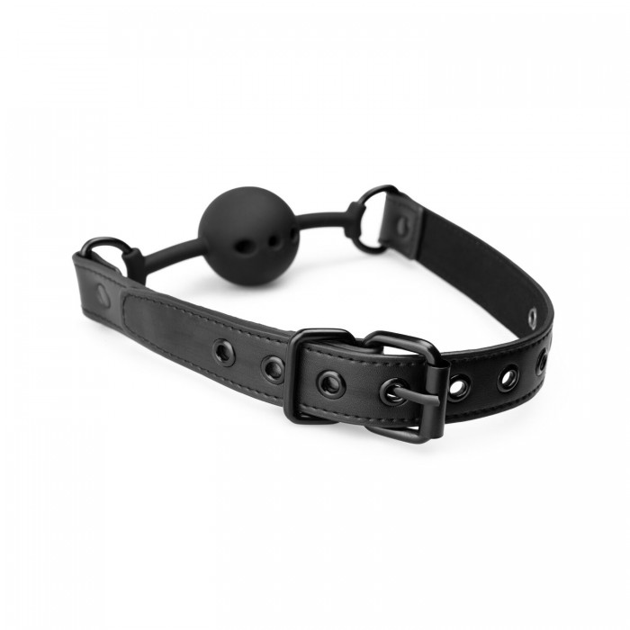 Кляп с отверстиями для дыхания Bedroom Fantasies Ball Gag Breathable Silicone - Black