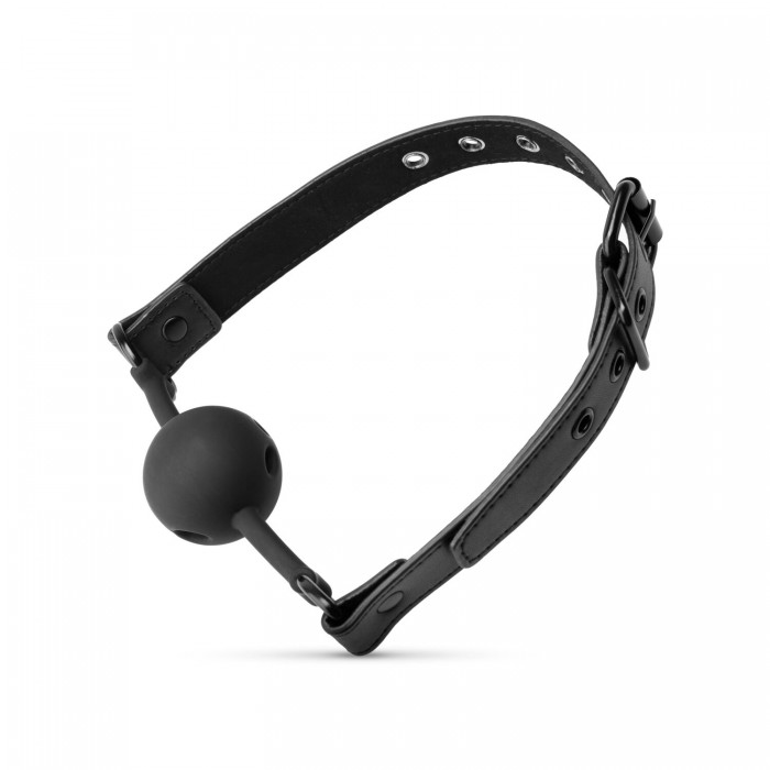Кляп с отверстиями для дыхания Bedroom Fantasies Ball Gag Breathable Silicone - Black