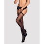 Еротичні панчохи Obsessive Garter stockings s314 black S/
