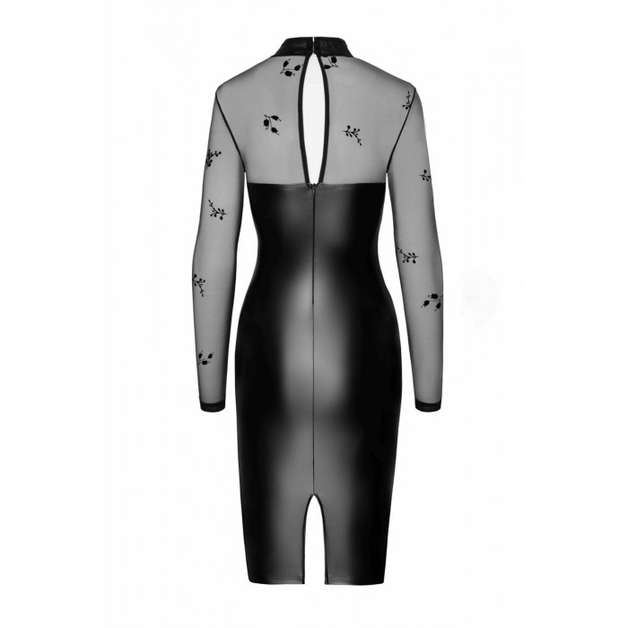 Еротична сукня з ефектом мокрого Noir Handmade F310 Sublime, розмір M, Чорне