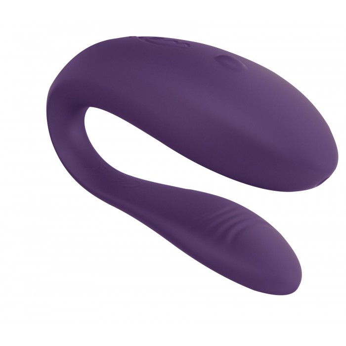 Вібратор для пар We-Vibe Unite з пультом ДУ, Фіолетовий