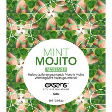 Пробник массажного масла EXSENS Mojito, объем 3 мл