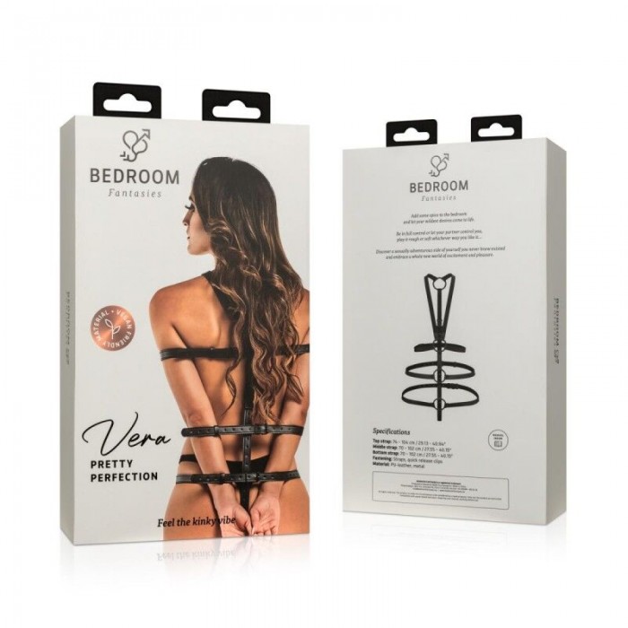 Портупея-фиксатор Bedroom Fantasies: Vera Bondage Harness, Черная