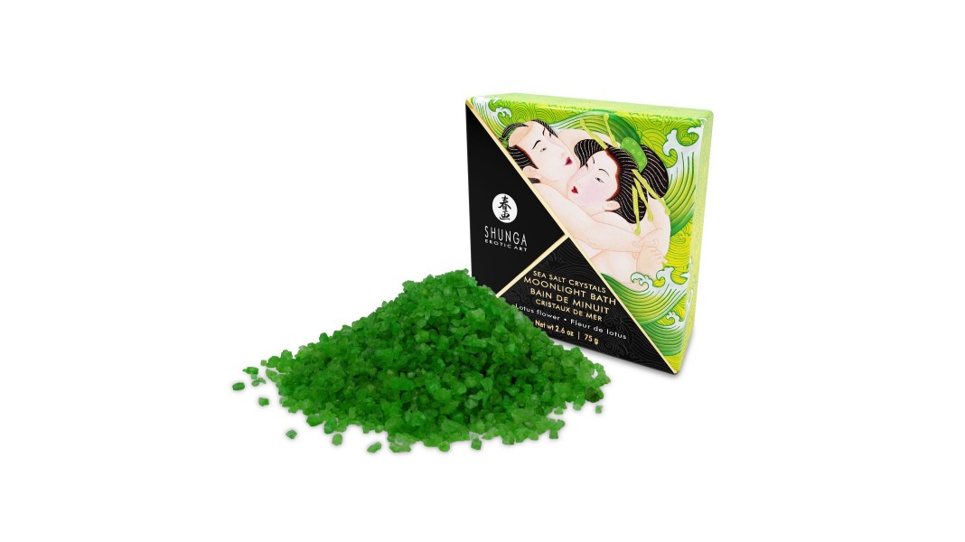Соль для ванны Shunga Moonlight Bath – Lotus Flower (75 г), соль Мертвого моря