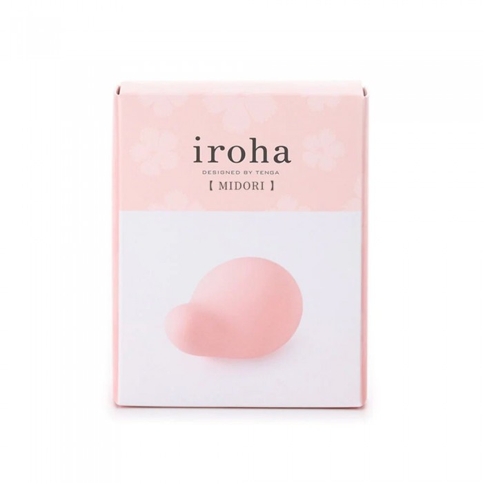 Міні-вібратор IROHA MIDORI, Персиковий, для пестощів та масажу