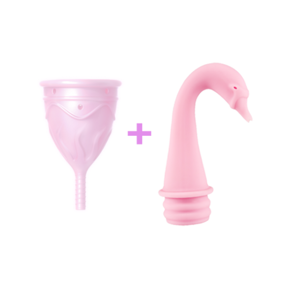 Менструальна чаша Femintimate Eve Cup розмір S з переносним душем