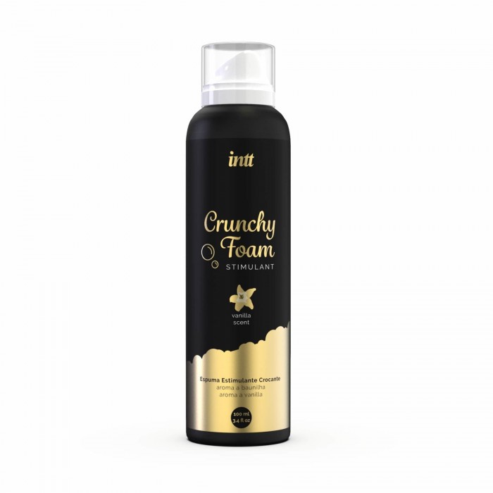Премиум массажная пена Intt Crunchy Foam - Vanilla, экстраувлажняющая (150 мл)