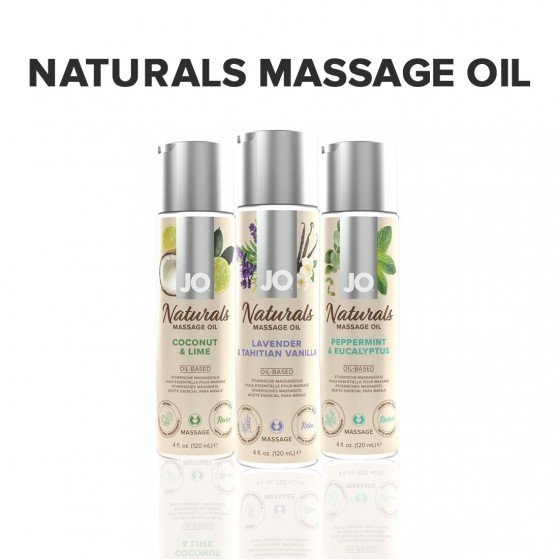 Массажное масло System JO - Naturals Massage Oil - Lavender & Vanilla (120 мл)