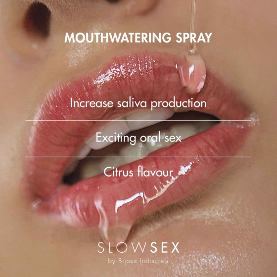 Спрей для посилення слиновиділення Bijoux Indiscrets SLOW SEX-Mouthwatering spray