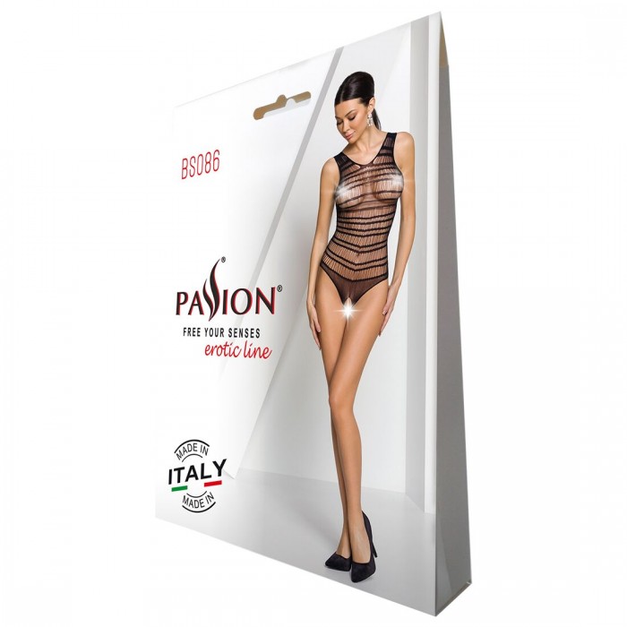 Бодистокинг с доступом Passion BS086, размер One Size, Черный
