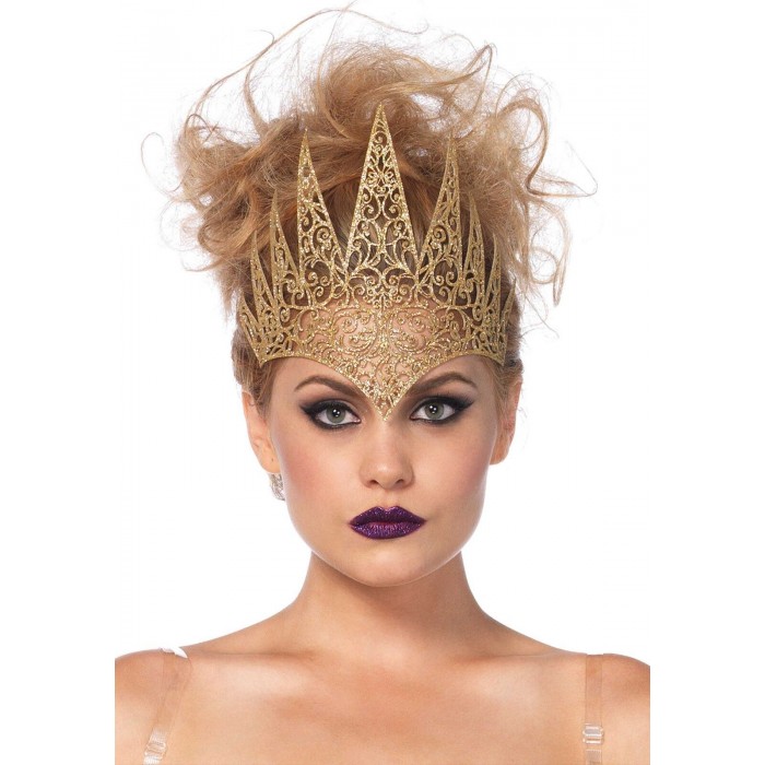 Эротическая корона Leg Avenue Die Cut Royal Crown, золотая