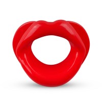 Силиконовая капа-расширитель для рта в форме губ XOXO Blow Me A Kiss Mouth Gag - Red