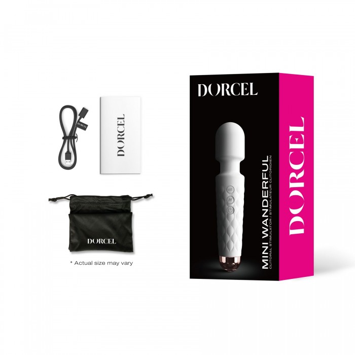 Потужний міні-вібромасажер Dorcel Wand Mini Wanderful, Білий