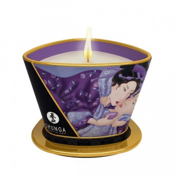 Масажна свічка з афродизіаками Shunga Massage Candle - Exotic Fruits (170 мл)