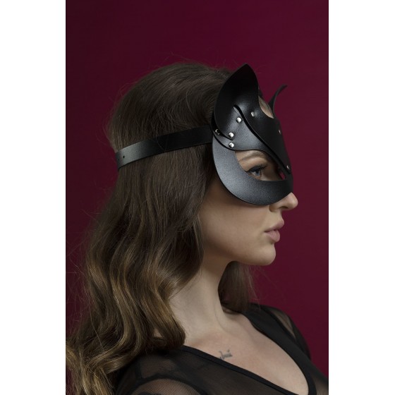 Маска кошечки Feral Feelings - Catwoman Mask, черная