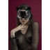 Маска кошечки Feral Feelings - Catwoman Mask, черная