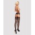 Еротичні панчохи Obsessive Garter stockings S500 black S / M / L