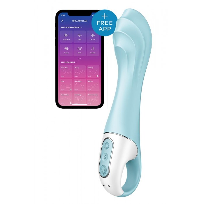 Смарт-вібратор для точки G Satisfyer Air Pump Vibrator 5+, надувається