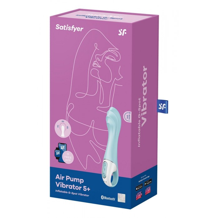 Смарт-вібратор для точки G Satisfyer Air Pump Vibrator 5+, надувається