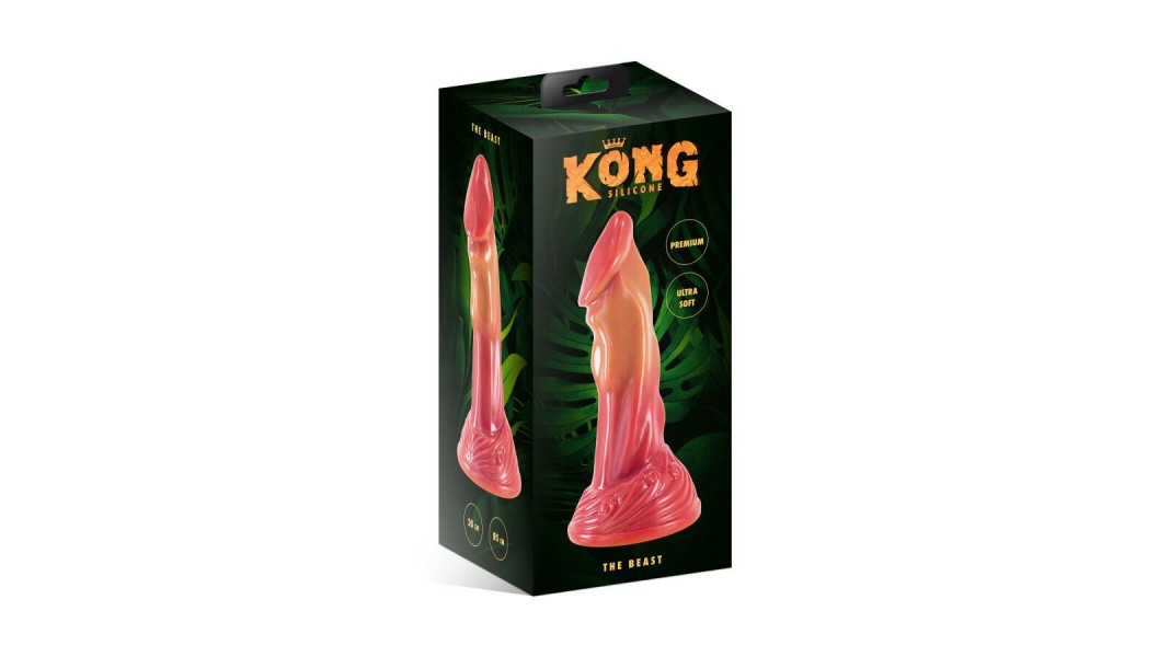 Фэнтезийный фаллоимитатор Kong Silicone The Beast