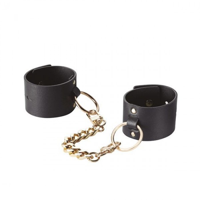Наручники Bijoux Indiscrets MAZE - Wide Cuffs, Чорні