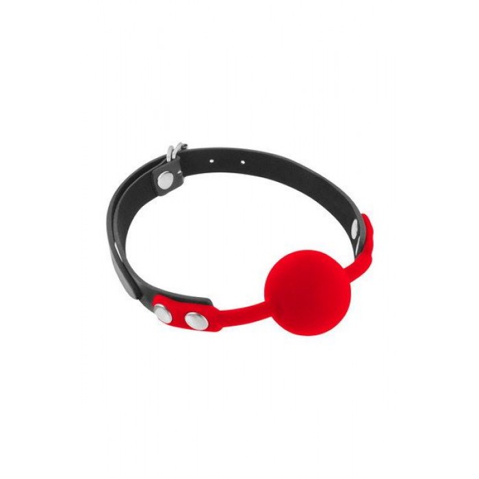 Класичний кляп з силіконовим кулькою Fetish Tentation Silicone Gag Ball