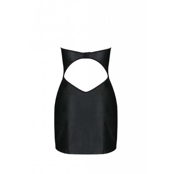 Мини-платье из экокожи CELINE CHEMISE black 4XL/5XL — Passion