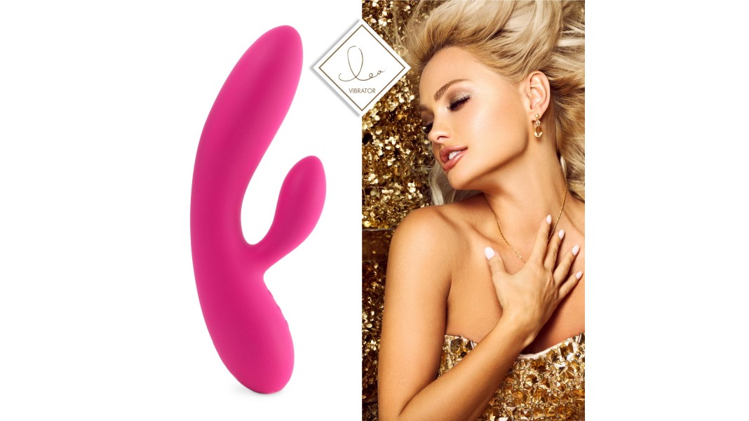 Вібратор кролик FeelzToys Lea Rabbit Vibrator Rubine Red