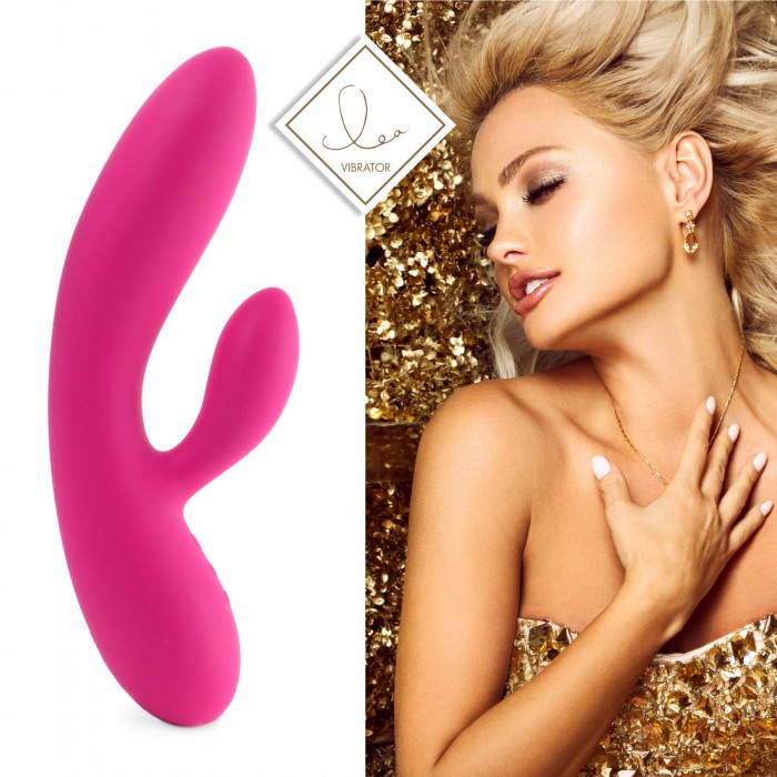 Вібратор кролик FeelzToys Lea Rabbit Vibrator Rubine Red