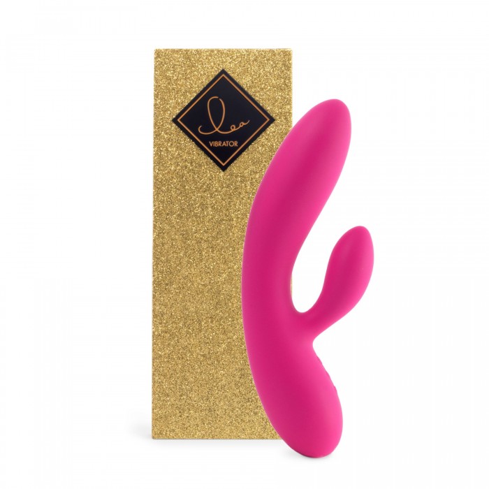 Вібратор кролик FeelzToys Lea Rabbit Vibrator Rubine Red